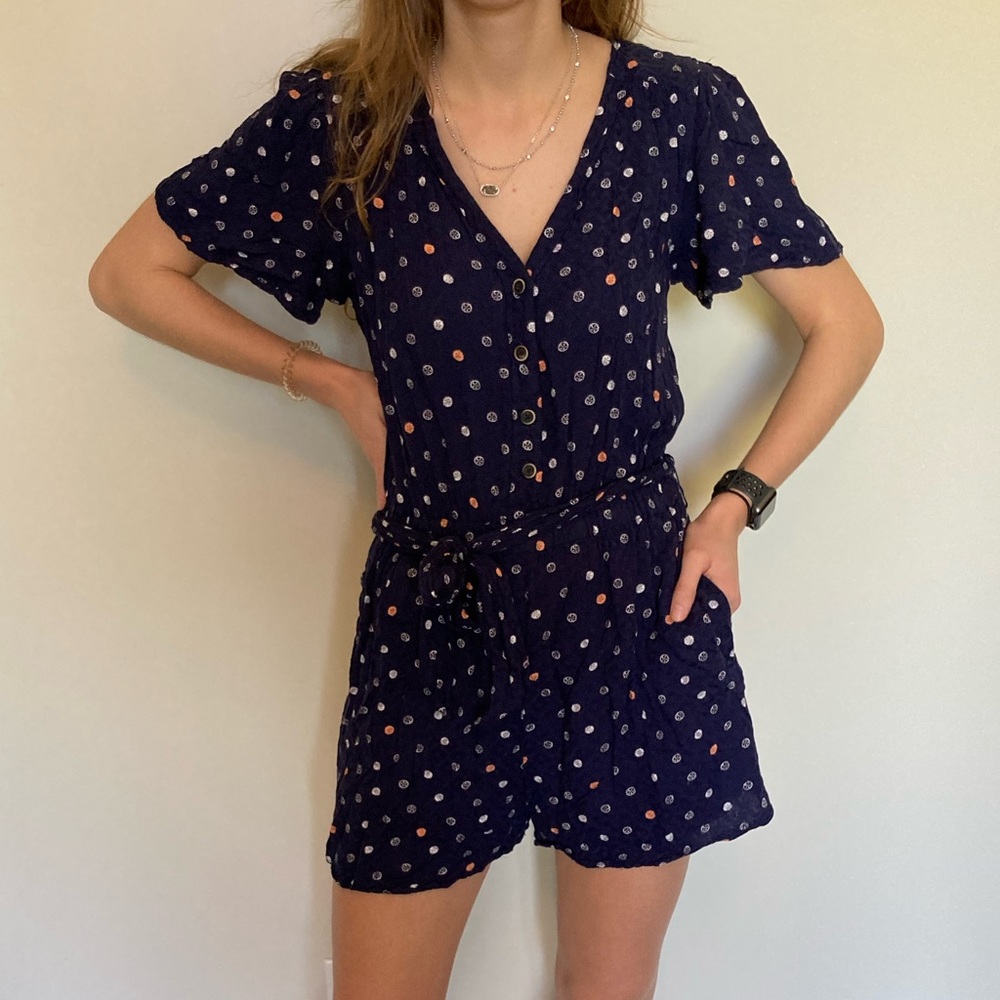 Anthroplogie Small Blue Romper